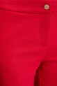 Morgan spodnie damskie z bawełną czerwony PLIME.F