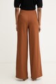 Odzież Morgan spodnie damskie z wiskozą PCLIO.F brązowy