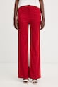 Morgan spodnie straight damskie czerwony 261.PLOVE.F