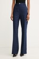 Morgan spodnie damskie z wiskozą granatowy PNATY.F