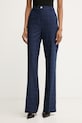 Morgan spodnie damskie z wiskozą granatowy PNATY.F