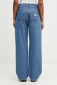 Odzież Carhartt WIP W' Arin Pant jeansy tapered damskie I035881.160 niebieski