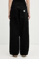 Abbigliamento Carhartt WIP W' Jens Pant jeans larghi da donna I036599.106 nero