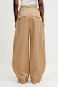 Odzież Sportmax Spxidoneo spodnie bawełniane damskie 2612131072600 beżowy