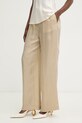BOSS spodnie palazzo damskie z lyocellem Tavati2 102772 beżowy 50556231