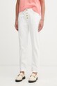 Lola Casademunt spodnie straight damskie jeansowe biały LS2614044