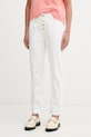 Lola Casademunt spodnie straight damskie jeansowe biały LS2614044