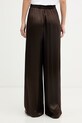 Oblečenie La Mania nohavice dámske z viskózy MAC MAC hnedá