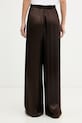 Oblečenie La Mania nohavice dámske z viskózy MAC MAC hnedá