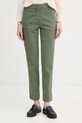 United Colors of Benetton брюки chinos женские из хлопка с эластаном зелёный 4Y77DF0AW