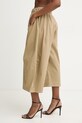 Haveone spodnie damskie z lyocellem beżowy PSO.Q056