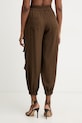 Odzież Haveone spodnie damskie PSO.Q060 brązowy