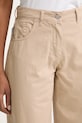 Haveone nohavice dámske bavlnené béžová PLS.Q052