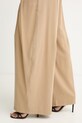 Haveone Nohavice wide leg dámske s viskózou béžová PGE.Q102