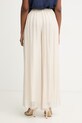 Haveone spodnie palazzo damskie z dodatkiem jedwabiu PCH.Q007 beżowy SS26