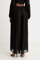 Odzież Haveone spodnie palazzo damskie z dodatkiem jedwabiu PCH.Q007 czarny