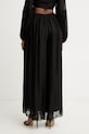 Odzież Haveone spodnie palazzo damskie z dodatkiem jedwabiu PCH.Q007 czarny