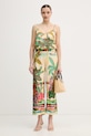 Lola Casademunt брюки-кюлоты женские вискозные LS2614013 зелёный SS26