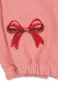 Konges Sløjd spodnie dresowe dziecięce LOU BOW SWEAT PANTS OCS różowy KS104342.PreSpring