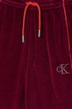 Κοριτσίστικα Παιδικό βελούδινο παντελόνι φόρμας Calvin Klein Jeans IG0IG03057.128.176.PPY2 μπορντό