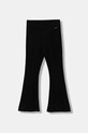 Guess spodnie dziecięce dzianina czarny J6RB02.KCY62.PPY2