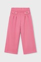 Mayoral spodnie dziecięce 3584.6B.Mini.PPY2 różowy SS26