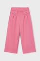 Mayoral spodnie dziecięce 3584.6B.Mini.PPY2 różowy SS26