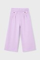 Mayoral spodnie dziecięce z elastanem fioletowy 3584.6B.Mini.PPY2