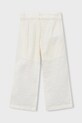 Dziewczynka Mayoral spodnie z dodatkiem lnu dziecięce 3585.6B.Mini.PPY2 biały