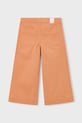 Dziewczynka Mayoral spodnie bawełniane dziecięce 3587.6F.Mini.PPY2 pomarańczowy