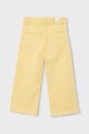 Detské nohavice Mayoral 3588.6F.Mini.PPY2 žltá SS26