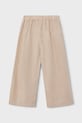 Mayoral spodnie z domieszką lnu dziecięce 3589.6G.Mini.PPY2 beżowy SS26
