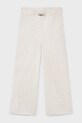 Mayoral spodnie z dodatkiem lnu dziecięce 6547.8A.Junior.PPY2 beżowy SS26