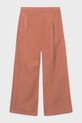 Dziewczynka Mayoral spodnie z dodatkiem lnu dziecięce 6551.8C.Junior.PPY2 pomarańczowy