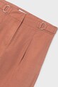 Mayoral spodnie z dodatkiem lnu dziecięce pomarańczowy 6551.8C.Junior.PPY2