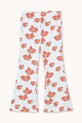 Tinycottons spodnie dziecięce BLOSSOMS RIB PANT SS26.092 biały SS26