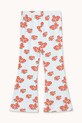 Dziewczynka Tinycottons spodnie dziecięce BLOSSOMS RIB PANT SS26.092 biały