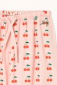 Tinycottons spodnie bawełniane dziecięce CHERRIES PANT różowy SS26.276
