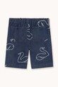Tinycottons spodnie bawełniane dziecięce BIG SWANS BABY PANT SS26.331 granatowy SS26