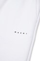 Detské bavlnené tepláky Marni MP190F TROUSERS biela M01432.M00V0
