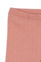 Dziewczynka Konges Sløjd spodnie bawełniane dziecięce CYPRES PANTS GOTS KS104756.PPY2 różowy