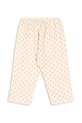 Detské bavlnené tepláky Konges Sløjd COCO PANTS GOTS KS104742.PPY2 béžová SS26