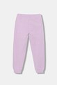 United Colors of Benetton spodnie dresowe bawełniane dziecięce 3J68CF02H.G.Stagionale fioletowy SS26
