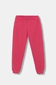 United Colors of Benetton spodnie dresowe bawełniane dziecięce bawełna różowy 3J68CF02H.G.Stagionale