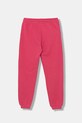 United Colors of Benetton spodnie dresowe bawełniane dziecięce 3J68CF02H.G.Stagionale różowy SS26