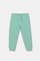 United Colors of Benetton spodnie bawełniane dziecięce bawełna turkusowy 3J70GF01N.P.Stagionale