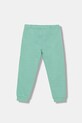 United Colors of Benetton spodnie bawełniane dziecięce 3J70GF01N.P.Stagionale turkusowy SS26