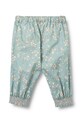 Wheat spodnie bawełniane niemowlęce 4701.222.GOTS niebieski SS26