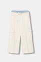 United Colors of Benetton teplákové nohavice detské béžová 36EKCF06X.G.Stagionale