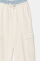 Dievča United Colors of Benetton teplákové nohavice detské 36EKCF06X.G.Stagionale béžová